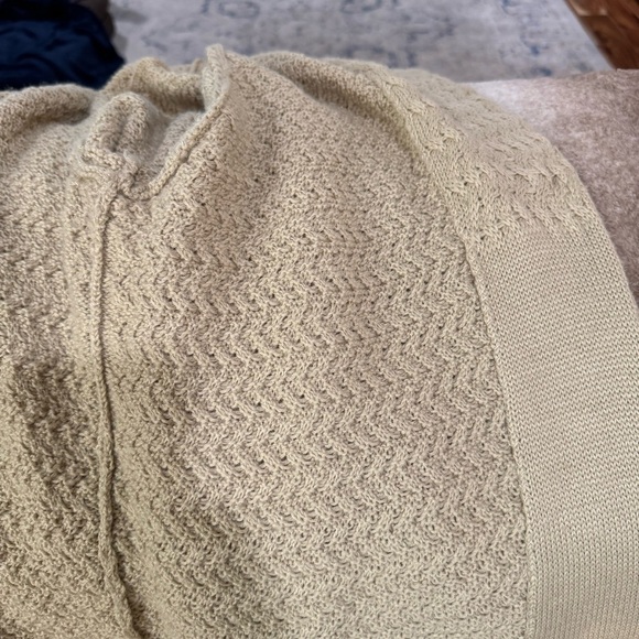 Dialogue Cream Knit Full Length Sweater Size L - Picture 5 of 9